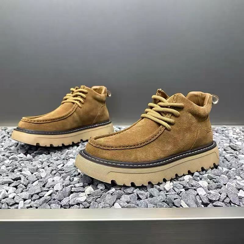Street Fashion Designer - Autum Winter Men Platform Boots Designer