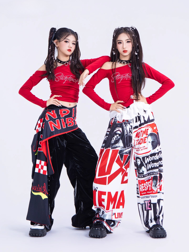 Street Fashion Kpop - New Girls Hip Hop Dance Costume