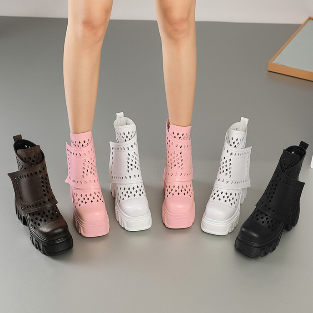 New Arrival Women's Pink Platf – Street Fashion Outfit Bewertung und Preis