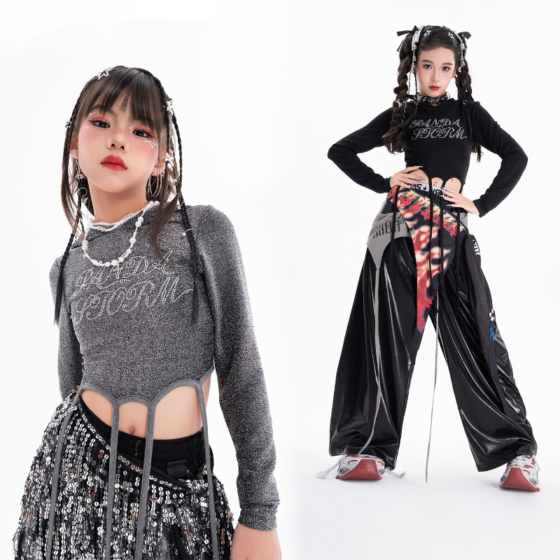 Girls Hip Hop Dance Clothing S – Street Fashion Kpop Bewertung und Preis