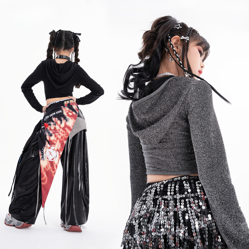 Girls Hip Hop Dance Clothing S – Street Fashion Kpop Bewertung und Preis