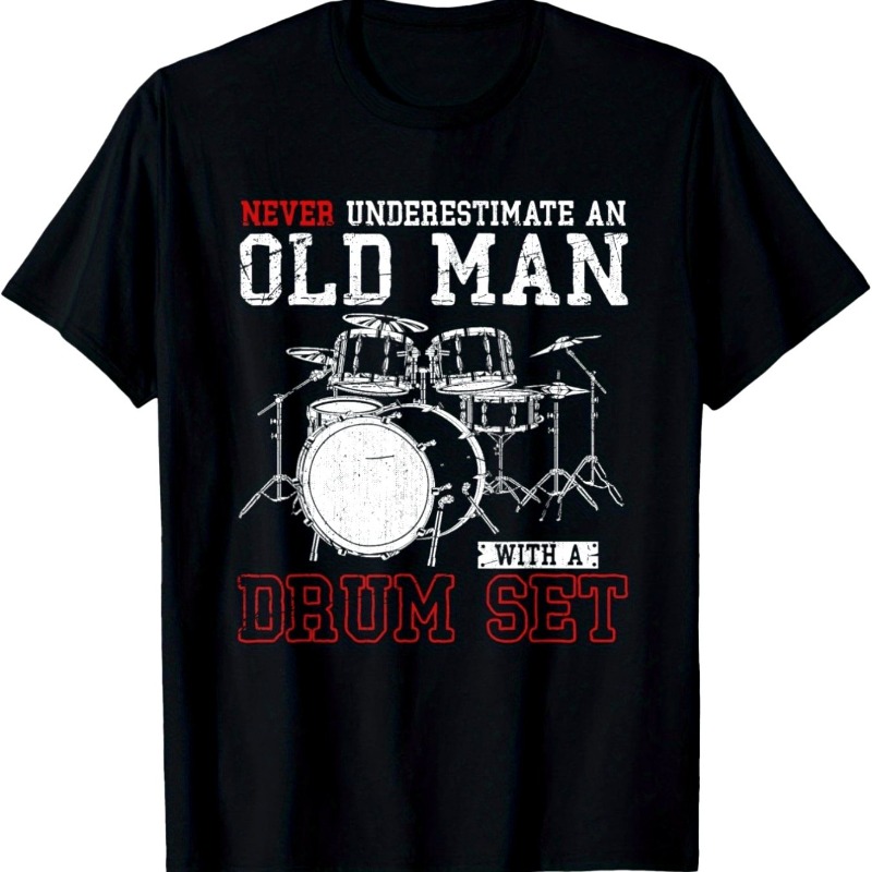 Men's Fun Drummer Quotes T-shi – Street Style Fashion Quotes Bewertung und Preis
