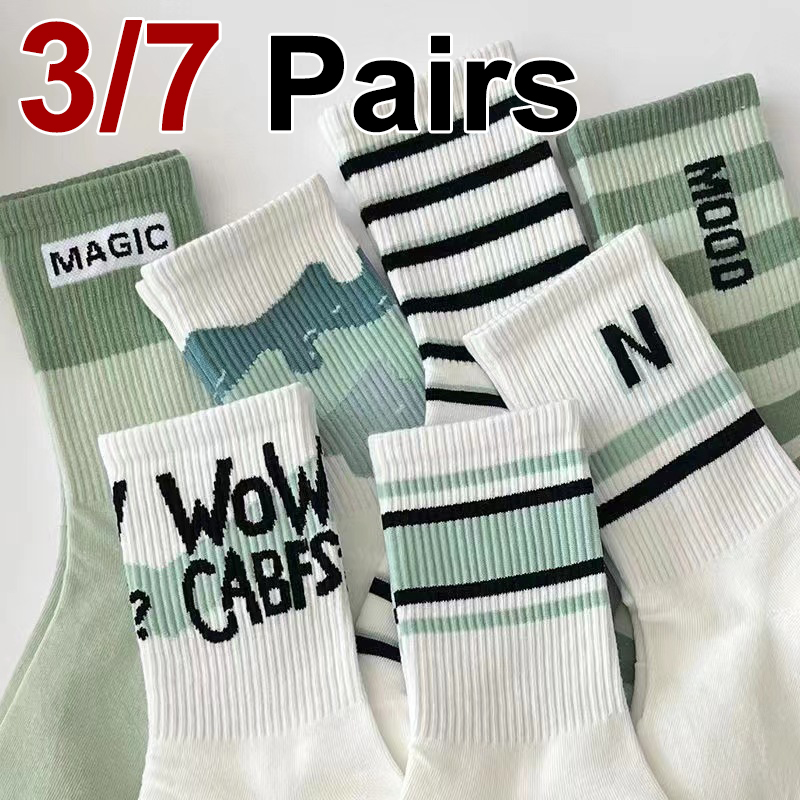 3/7 Pairs Women Striped Printe – Street Fashion Youtube Bewertung und Preis