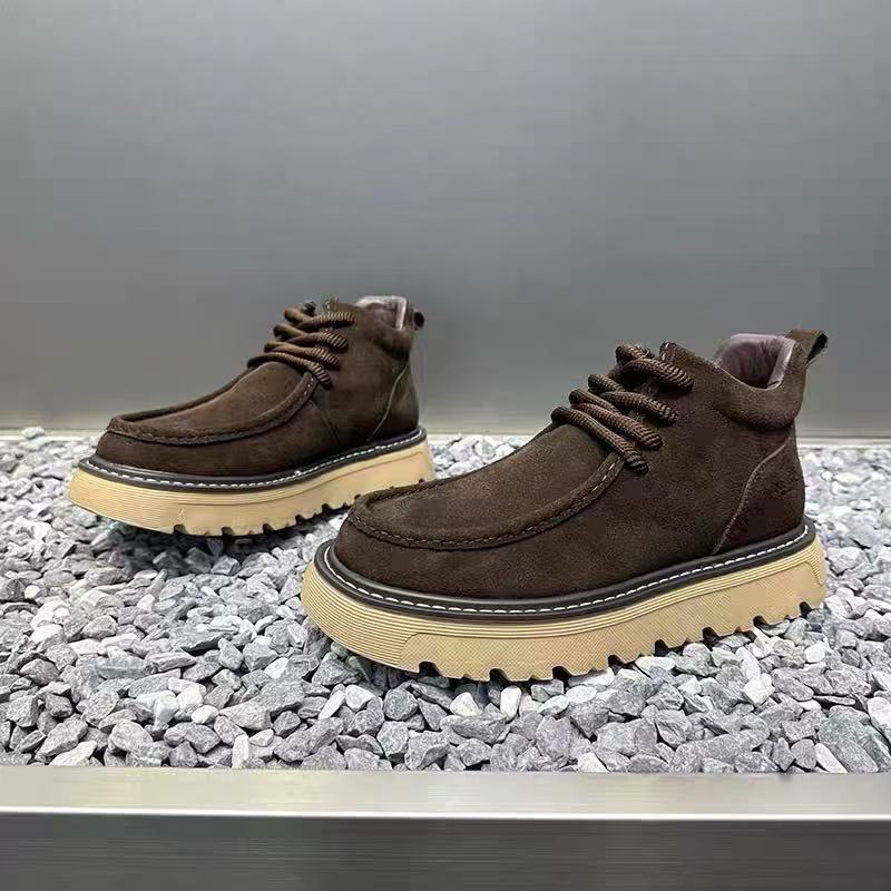 Autum Winter Men Platform Boot – Street Fashion Designer Bewertung und Preis