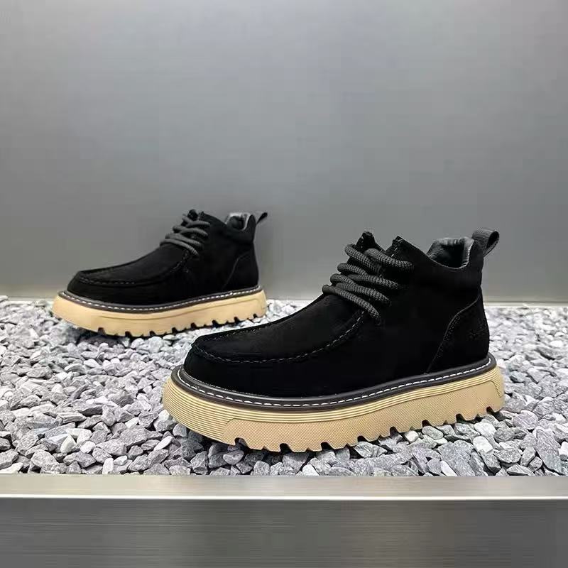 Autum Winter Men Platform Boot – Street Fashion Designer Bewertung und Preis