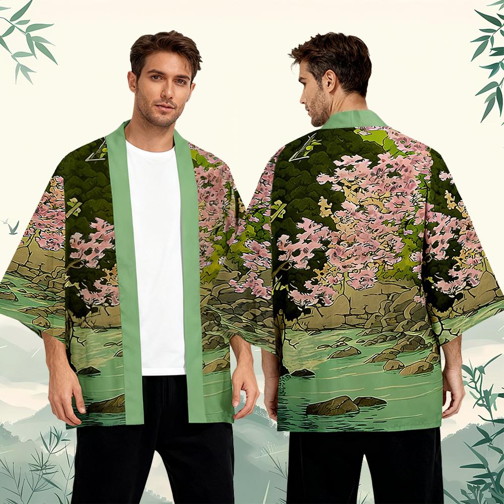 Cherry Blossom Pattern Japanes – Street Fashion Kimono Bewertung und Preis