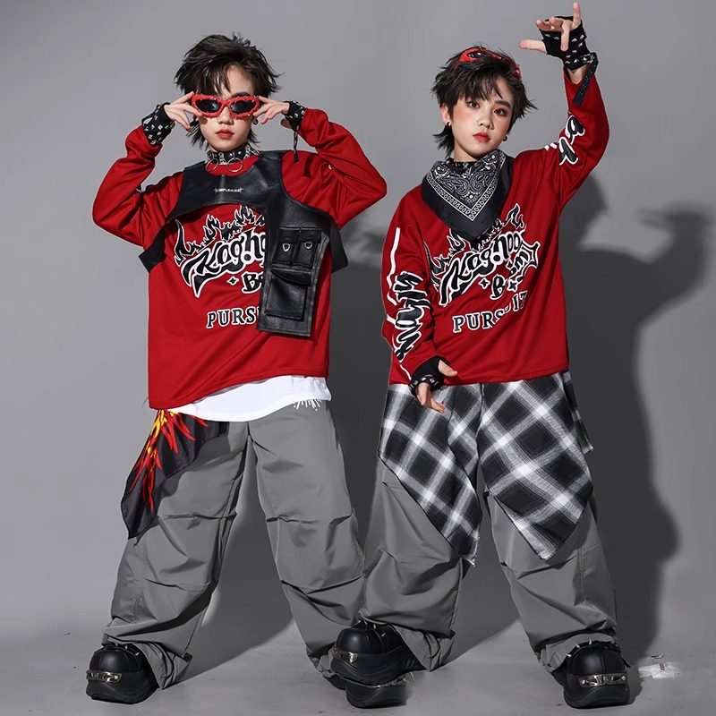 Boys K-pop Sweatshirt Fashion  – Street Fashion Kpop Bewertung und Preis