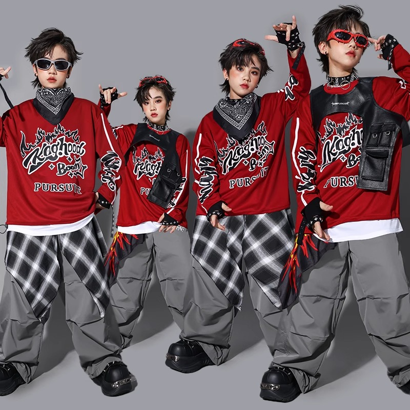 Boys K-pop Sweatshirt Fashion  – Street Fashion Kpop Bewertung und Preis