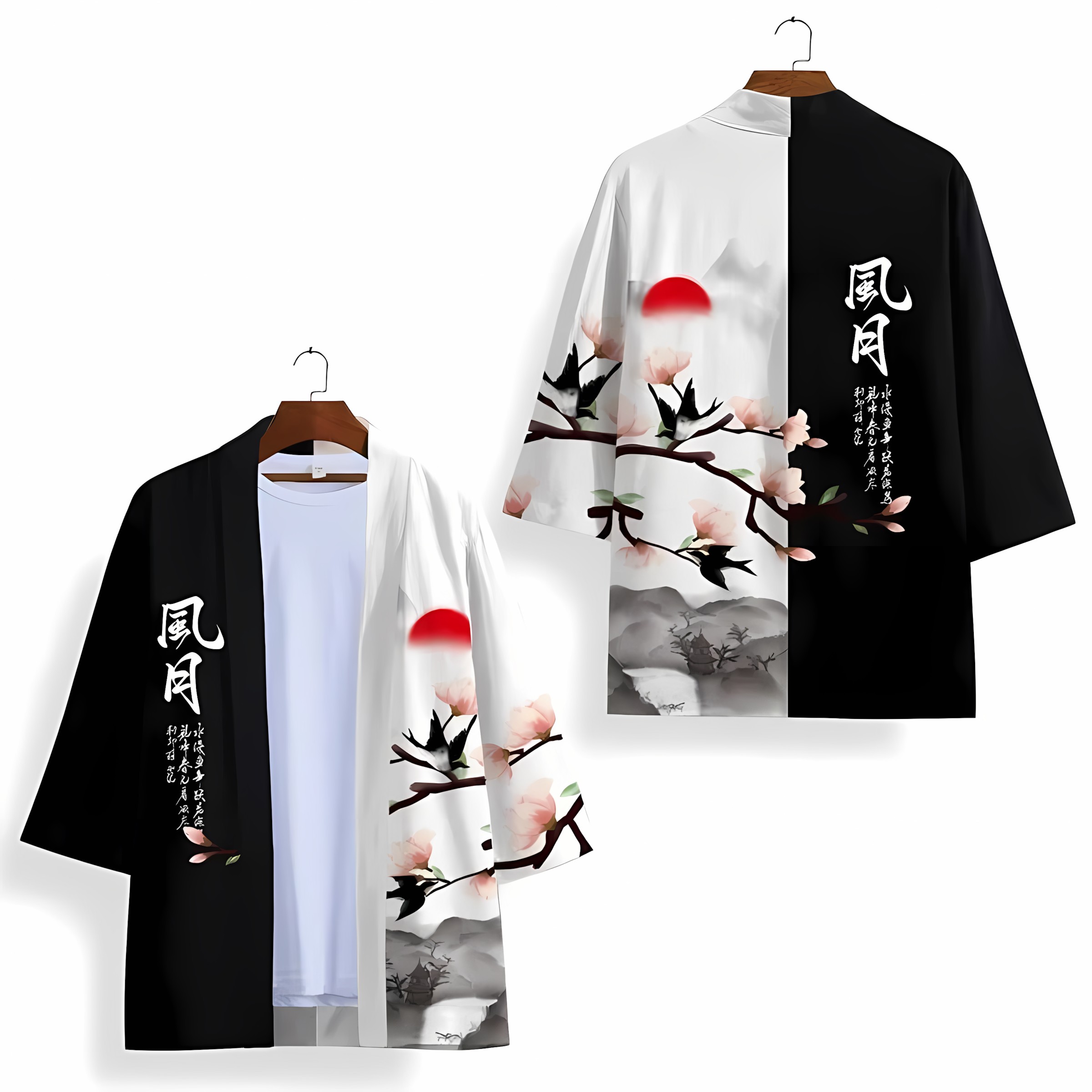 2026 Summer New Men's Kimono w – Street Fashion Kimono Bewertung und Preis