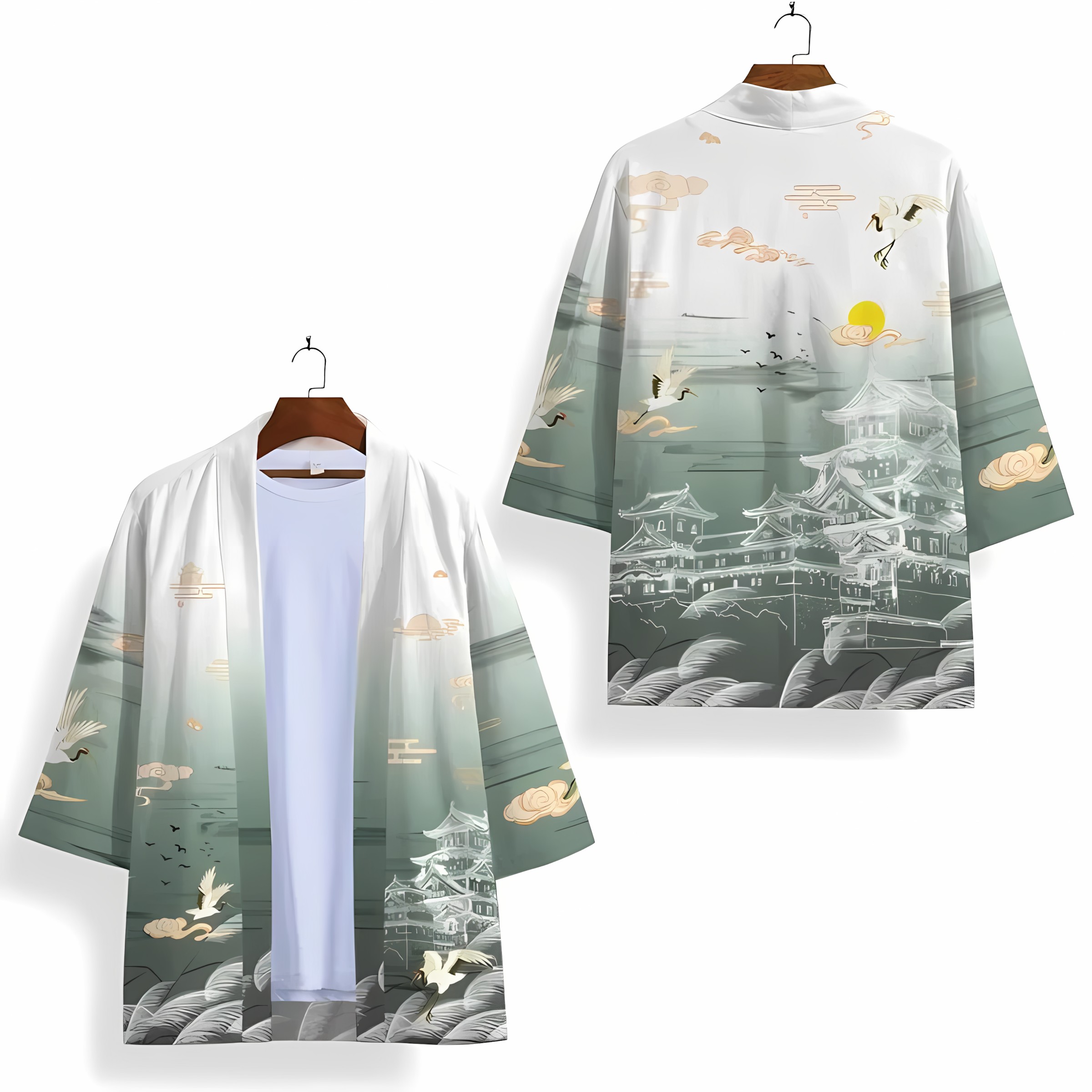 2026 Summer New Men's Kimono w – Street Fashion Kimono Bewertung und Preis