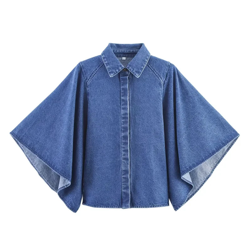 Vintage Denim Shirt for Women  – Street Fashion Kimono Bewertung und Preis