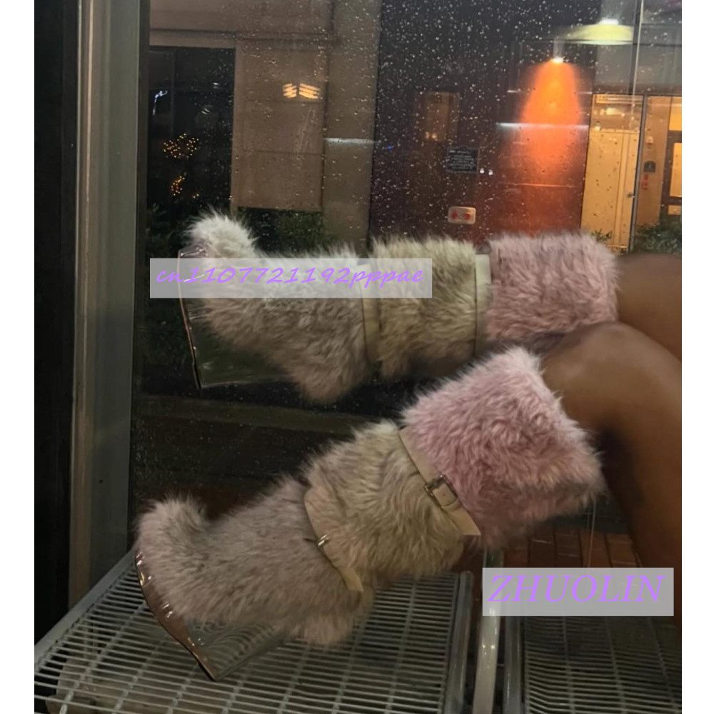 Winter Gradient Furry Transpar – Street Fashion Punk Bewertung und Preis