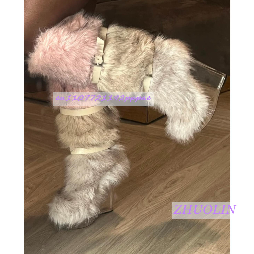 Winter Gradient Furry Transpar – Street Fashion Punk Bewertung und Preis