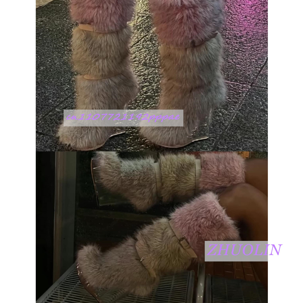 Winter Gradient Furry Transpar – Street Fashion Punk Bewertung und Preis