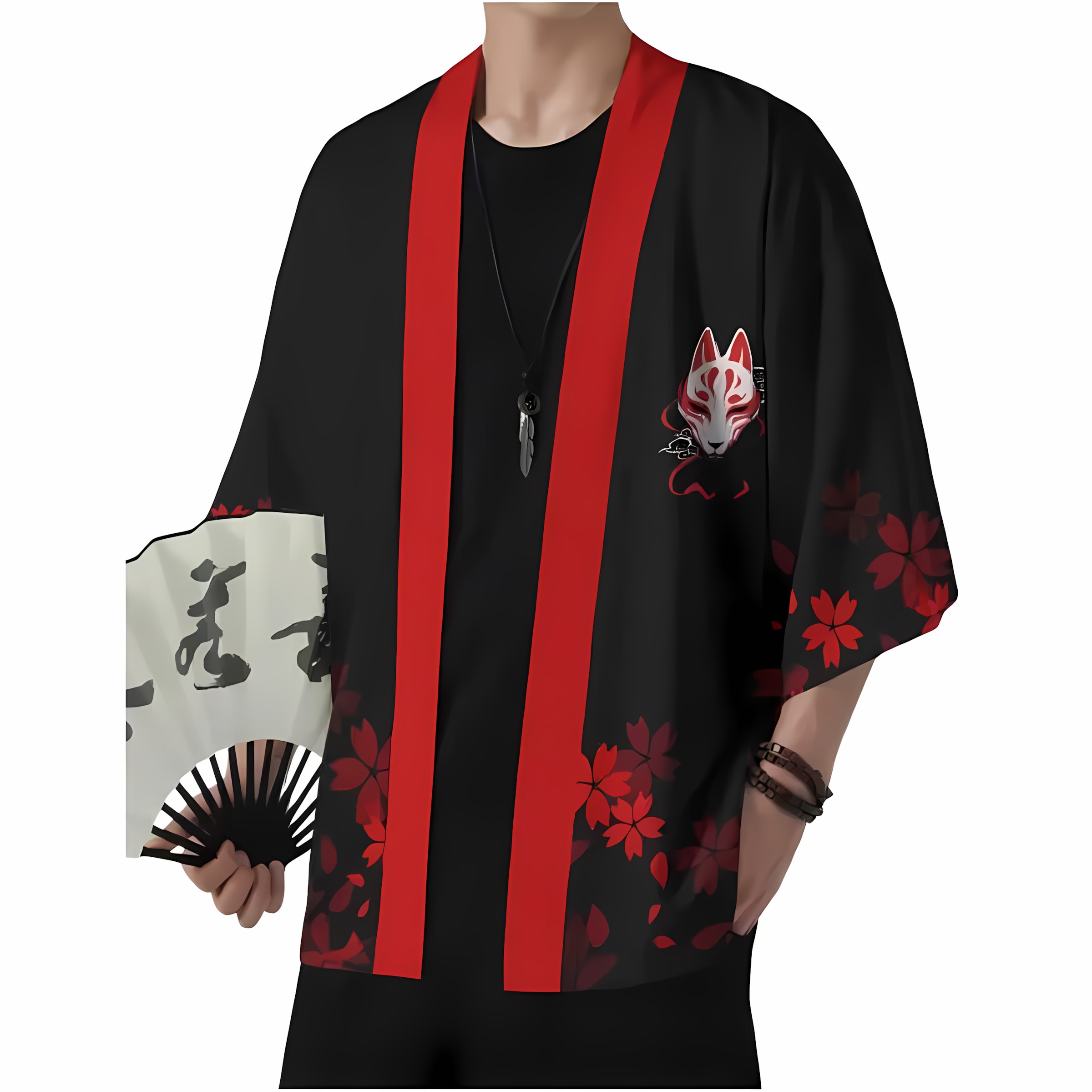 2026 Summer New Style Men's Ki – Street Fashion Kimono Bewertung und Preis