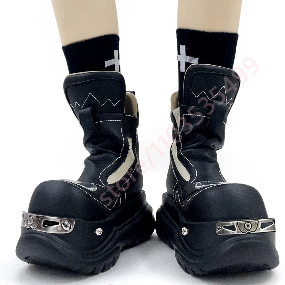 2026 Punk Platform Round Toe M – Street Fashion Punk Bewertung und Preis