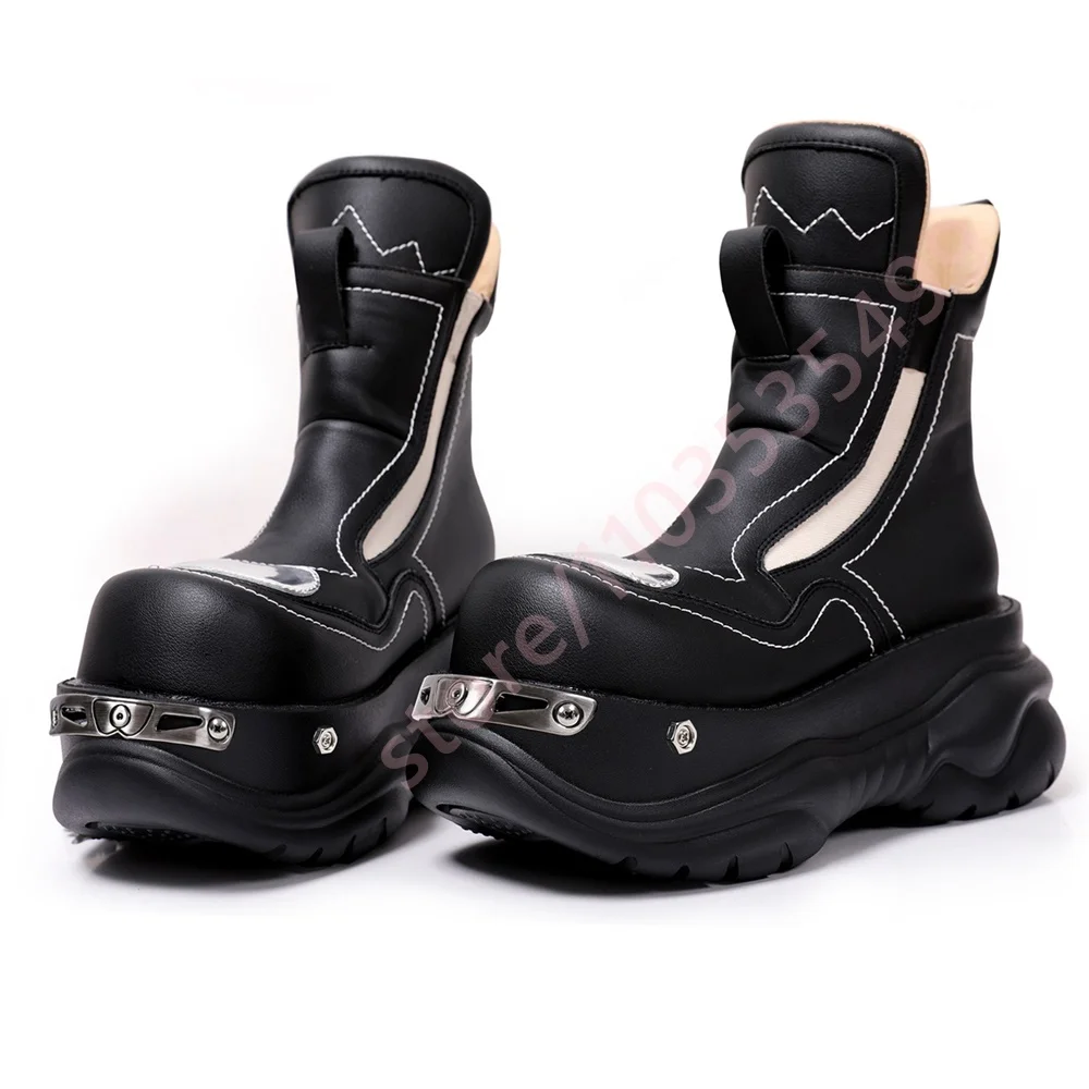 2026 Punk Platform Round Toe M – Street Fashion Punk Bewertung und Preis