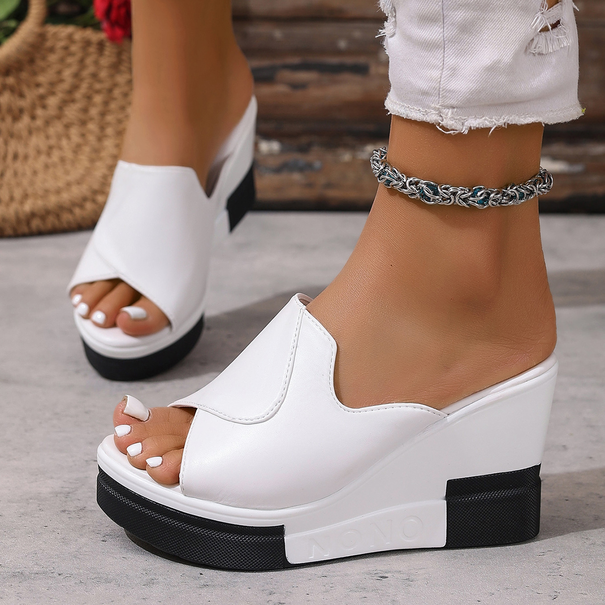 Women Wedges Slippers Summer H – Street Fashion Female Bewertung und Preis