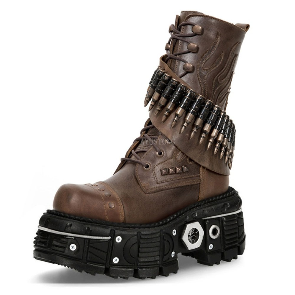 Fashion New Thick Sole Rivet B – Street Fashion Punk Bewertung und Preis