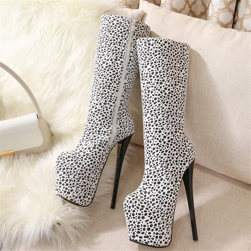 Fashion Round Toe Knee-High Wo – Street Fashion Female Bewertung und Preis