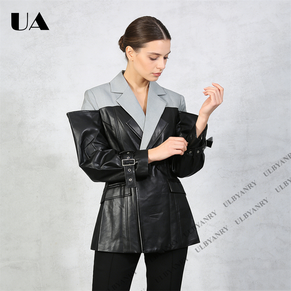 ULBYANRY Colorblock Faux Leath – Street Fashion Week Bewertung und Preis