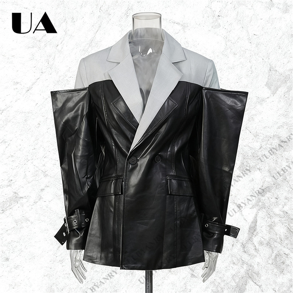 ULBYANRY Colorblock Faux Leath – Street Fashion Week Bewertung und Preis
