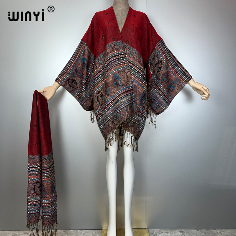WINYI kimono maxi coat Africa  – Street Fashion Kimono Bewertung und Preis