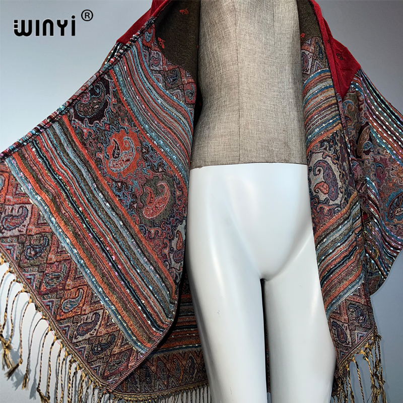 WINYI kimono maxi coat Africa  – Street Fashion Kimono Bewertung und Preis