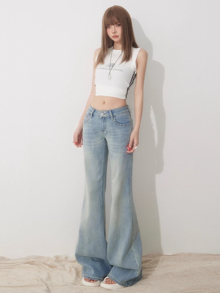 Slim Fit Simple Flared Jeans f – Street Fashion England Bewertung und Preis
