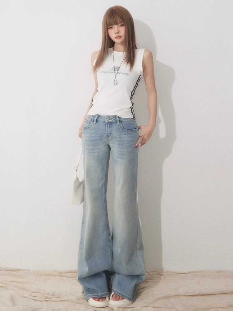 Slim Fit Simple Flared Jeans f – Street Fashion England Bewertung und Preis