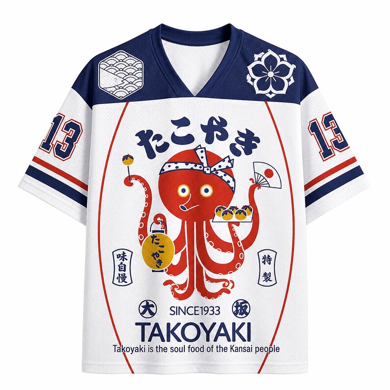 Retro Classic Osaka Octopus 3D – Street Fashion Osaka Bewertung und Preis