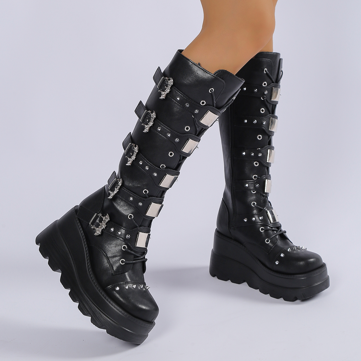 New Ladies Goth Platform Boots – Street Fashion Punk Bewertung und Preis