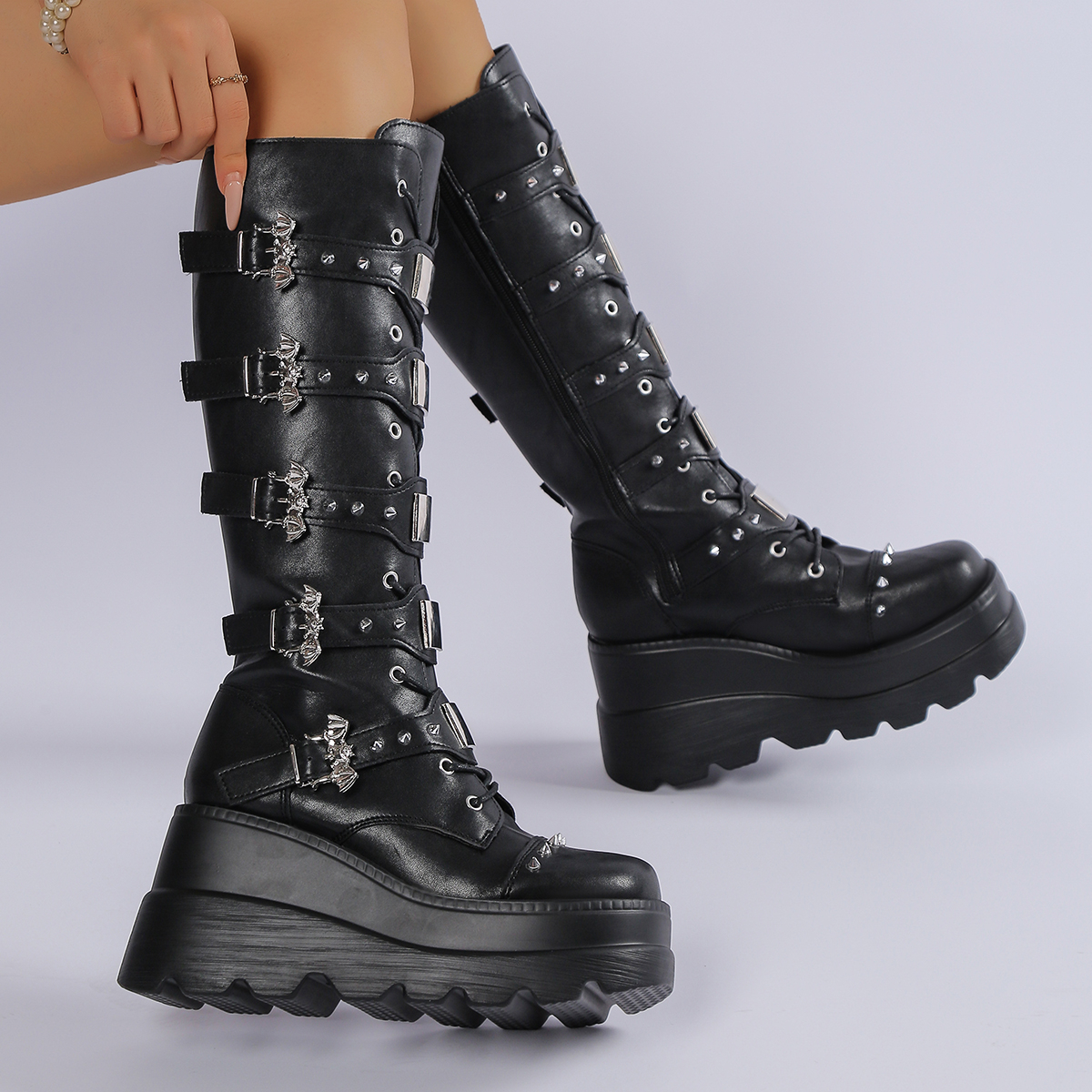 New Ladies Goth Platform Boots – Street Fashion Punk Bewertung und Preis