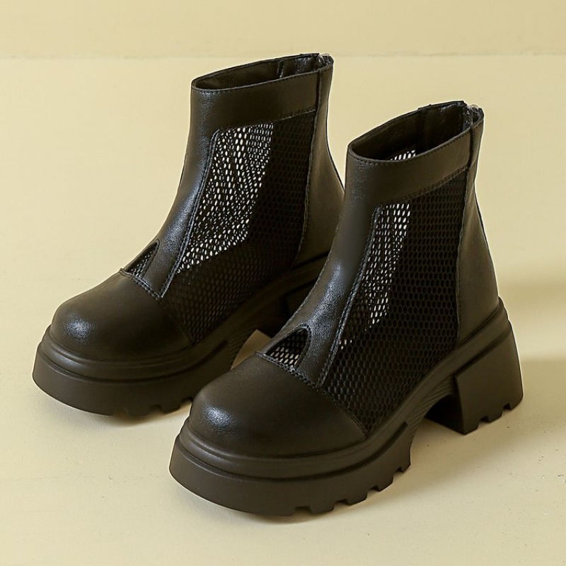 Women's Ankle Boots Round Toe  – Street Fashion Punk Bewertung und Preis