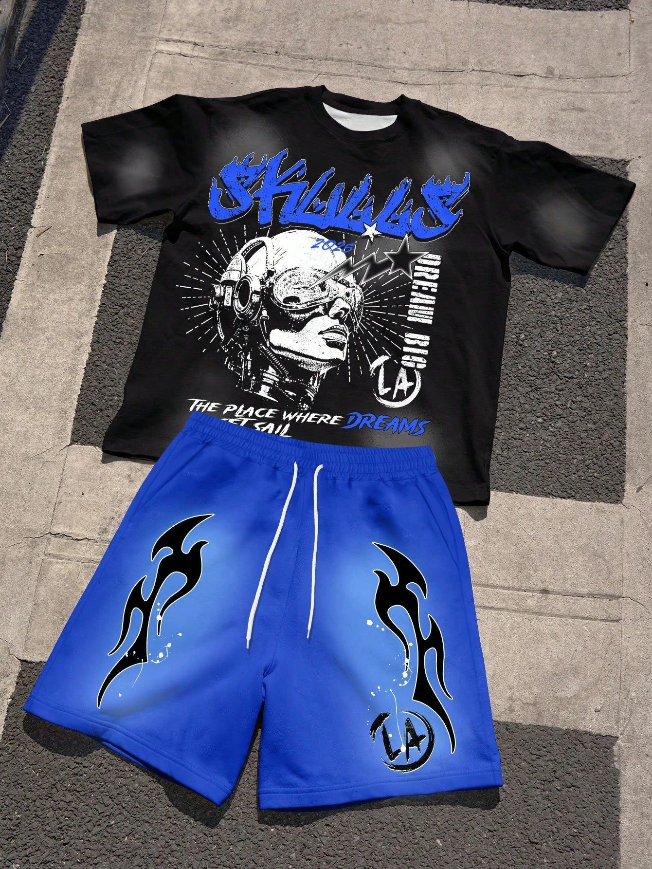 2026 Summer New Men's Short-Sl – Street Fashion For 2026 Bewertung und Preis