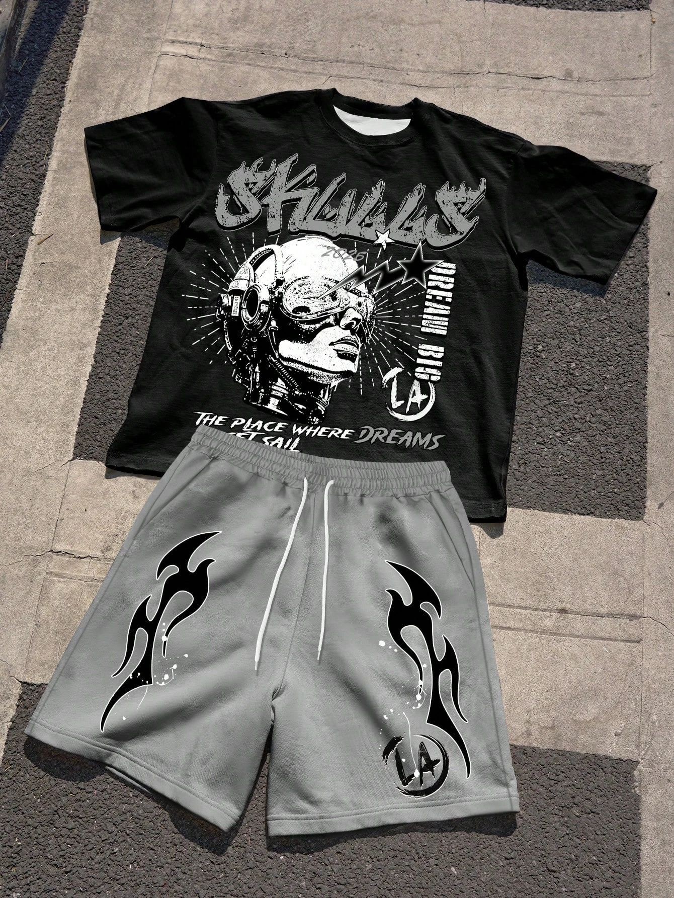2026 Summer New Men's Short-Sl – Street Fashion For 2026 Bewertung und Preis