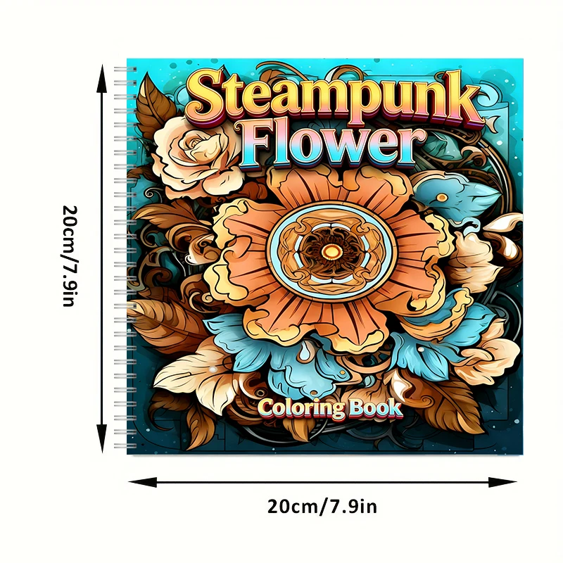 Coloring Book Steampunk Flower – Street Fashion Punk Bewertung und Preis