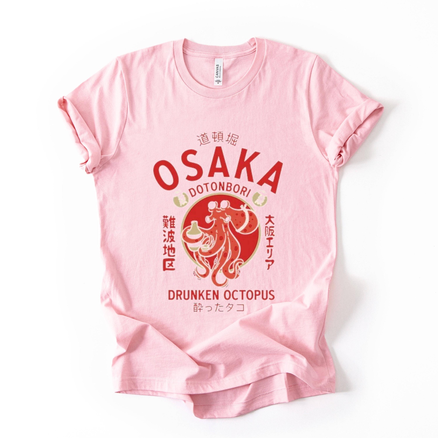 Osaka Octopus Graphic Tee,Japa – Street Fashion Osaka Bewertung und Preis