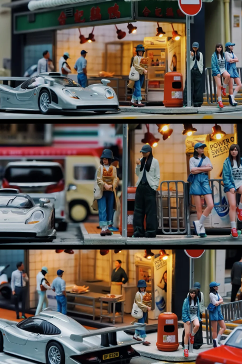 1:64 Model Miniature DIY Scene – Street Fashion Photographers Bewertung und Preis