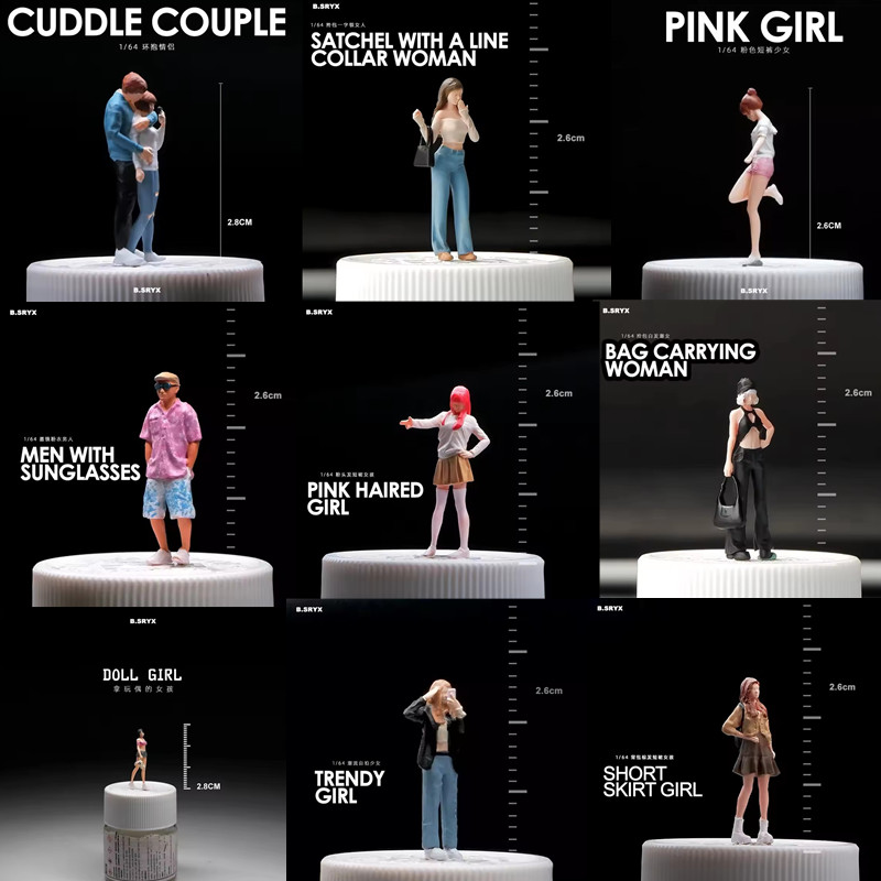 1:64 Model Miniature DIY Scene – Street Fashion Photographers Bewertung und Preis