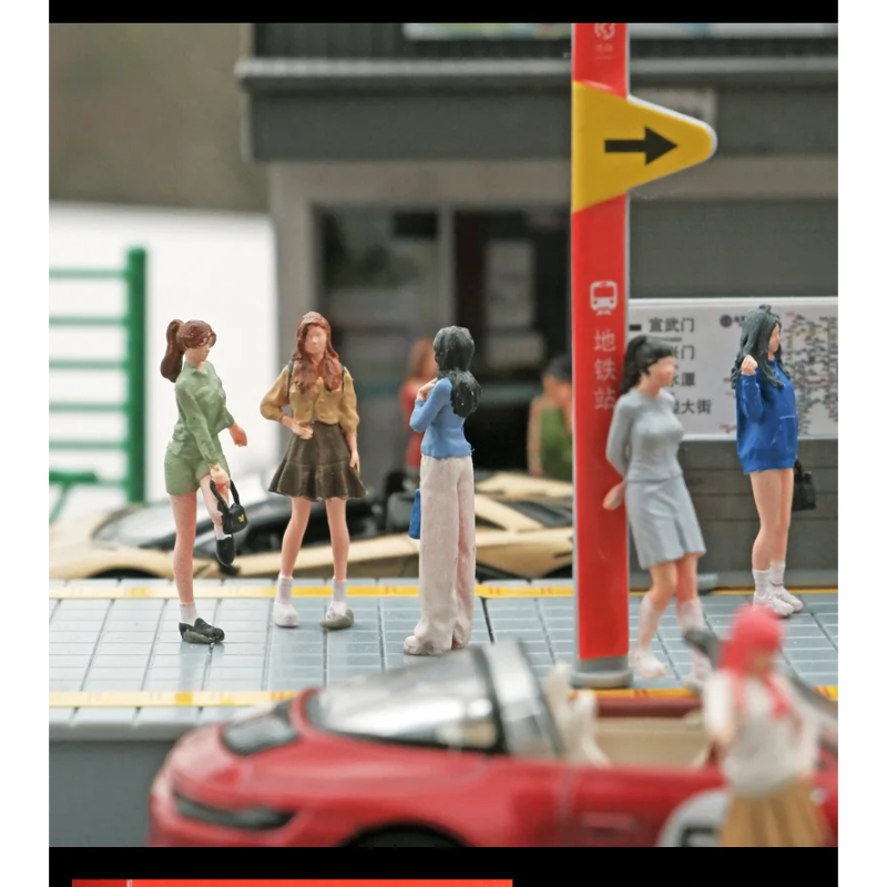 1:64 Model Miniature DIY Scene – Street Fashion Photographers Bewertung und Preis