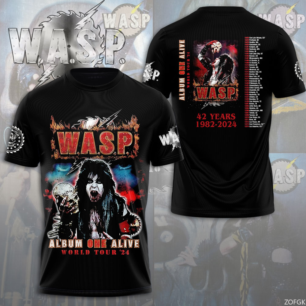 W.A.S.P Rock 3D Printing T-shi – Street Fashion Outfit Bewertung und Preis
