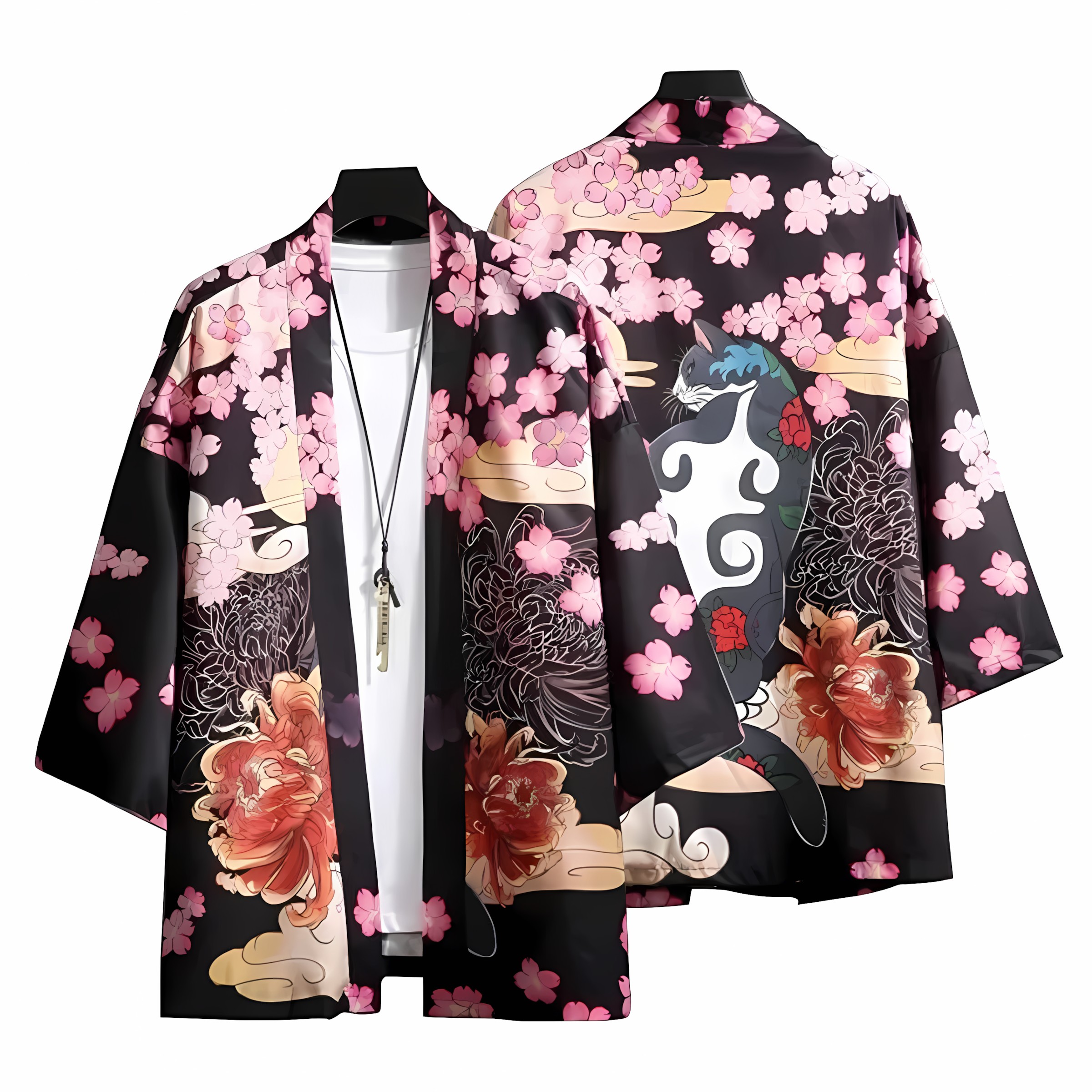 2026 Summer New Men's Kimono w – Street Fashion Kimono Bewertung und Preis