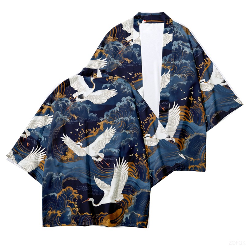 Summer Beach Fashion Crane Wav – Street Fashion Kimono Bewertung und Preis