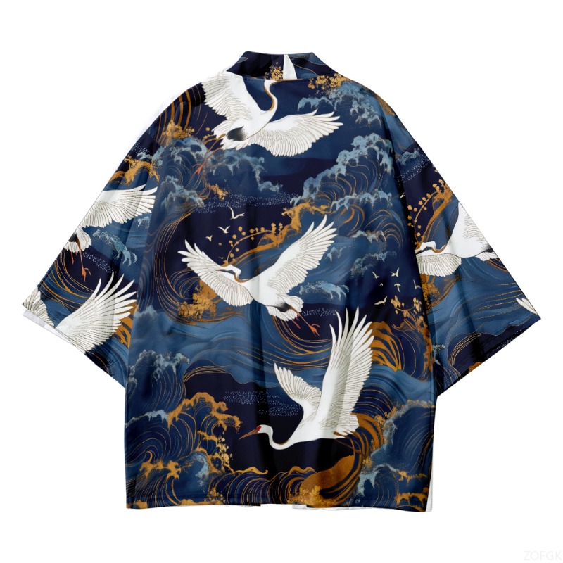Summer Beach Fashion Crane Wav – Street Fashion Kimono Bewertung und Preis
