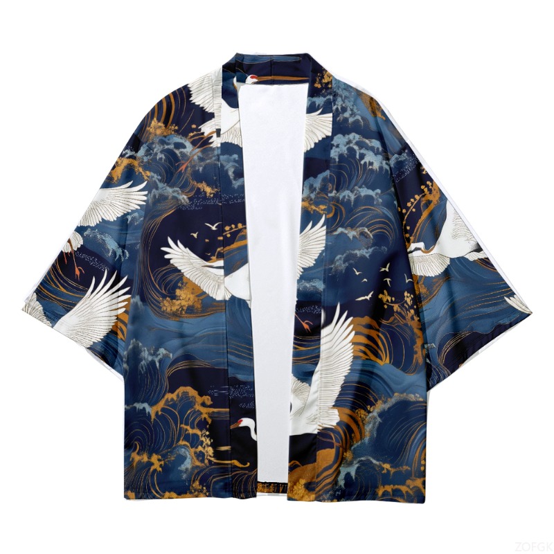 Summer Beach Fashion Crane Wav – Street Fashion Kimono Bewertung und Preis