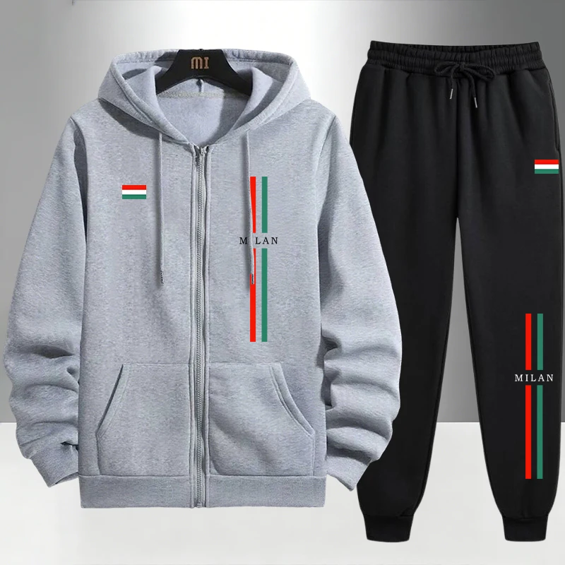 2026 Italy Printed Men's Set Z – Street Fashion Outfit Bewertung und Preis