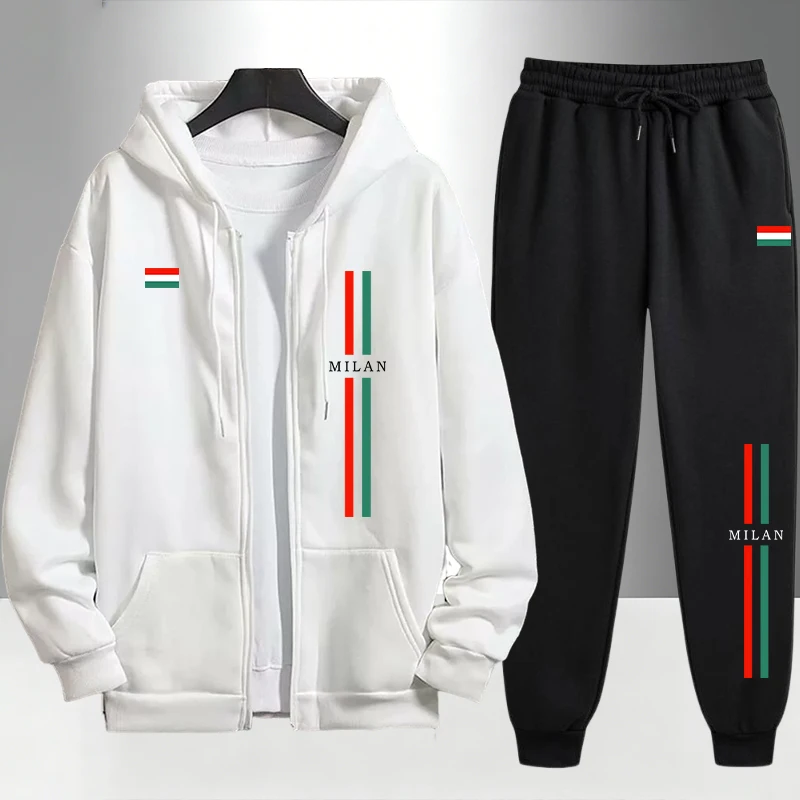 2026 Italy Printed Men's Set Z – Street Fashion Outfit Bewertung und Preis