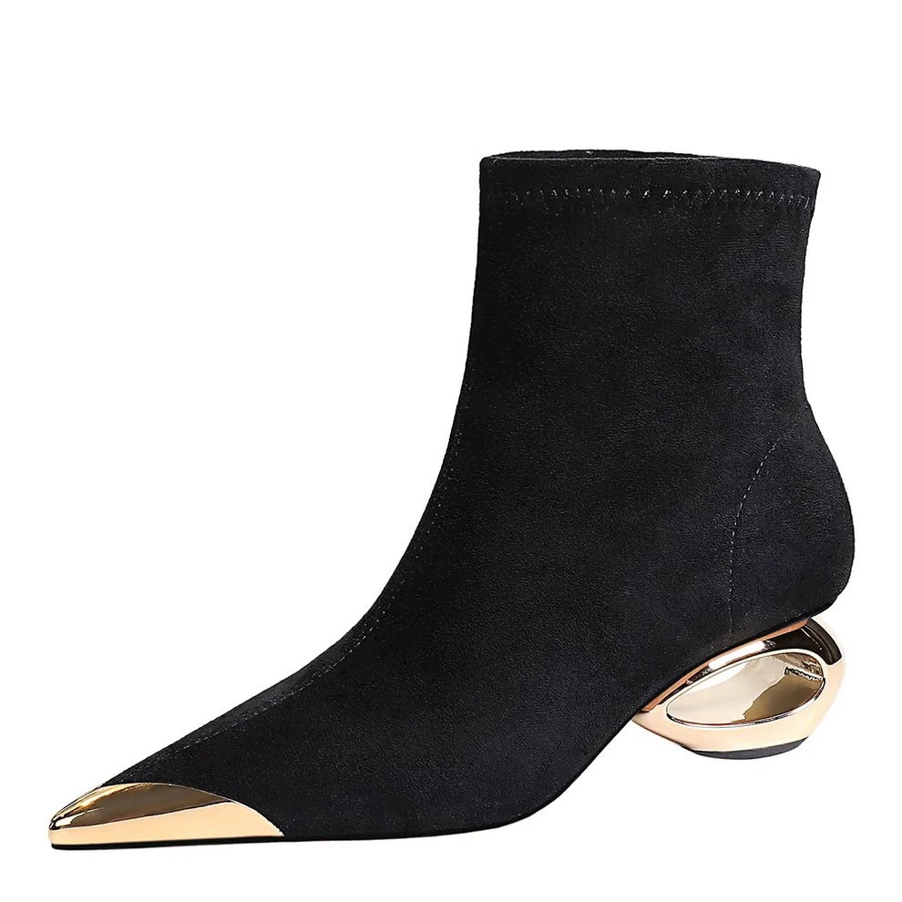 BIGTREE Shoes Metal Pointed Ti – Street Fashion Female Bewertung und Preis