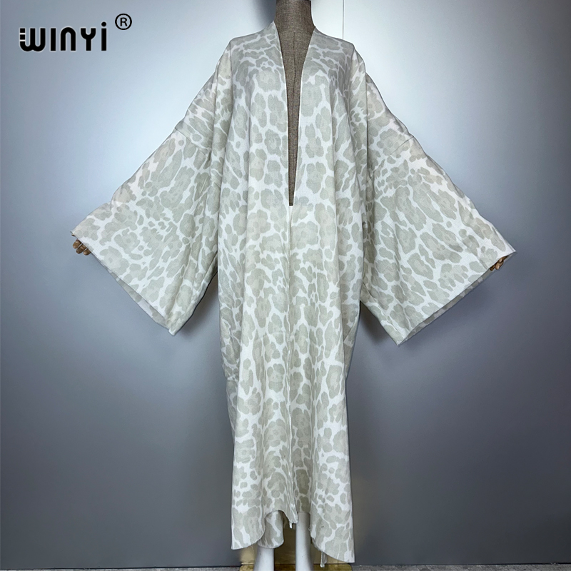 WINYI winter Leopard cardigan  – Street Fashion Kimono Bewertung und Preis